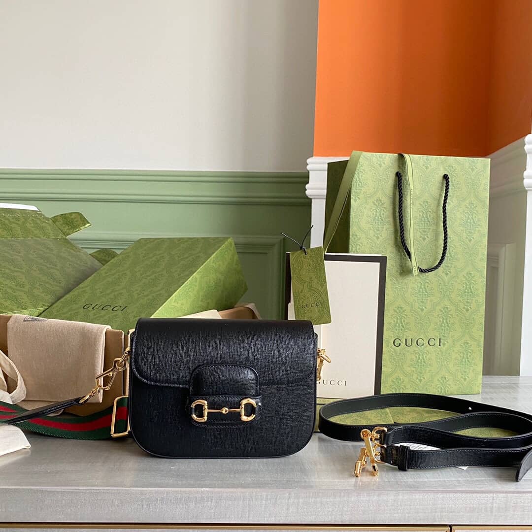 Gucci Horsebit 1955 Mini Bag Replica Black 658574