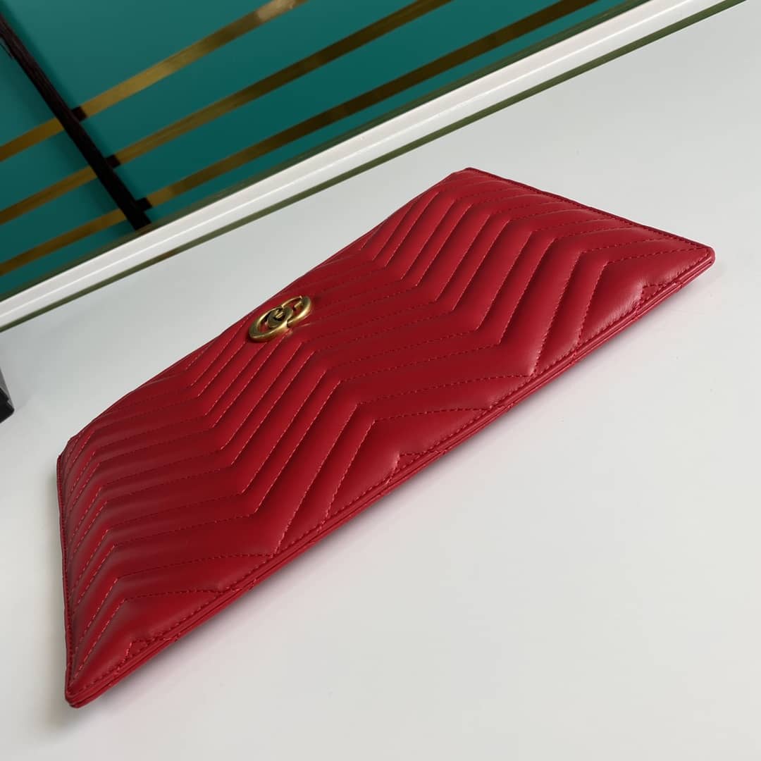 Gucci GG Marmont Leather Clutch Replica 476440