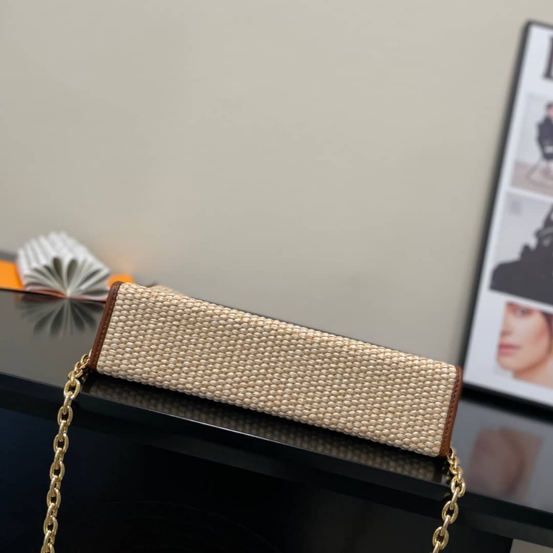 Louis Vuitton Toiletry Pouch on Chain Circle Logo M81366 Replica