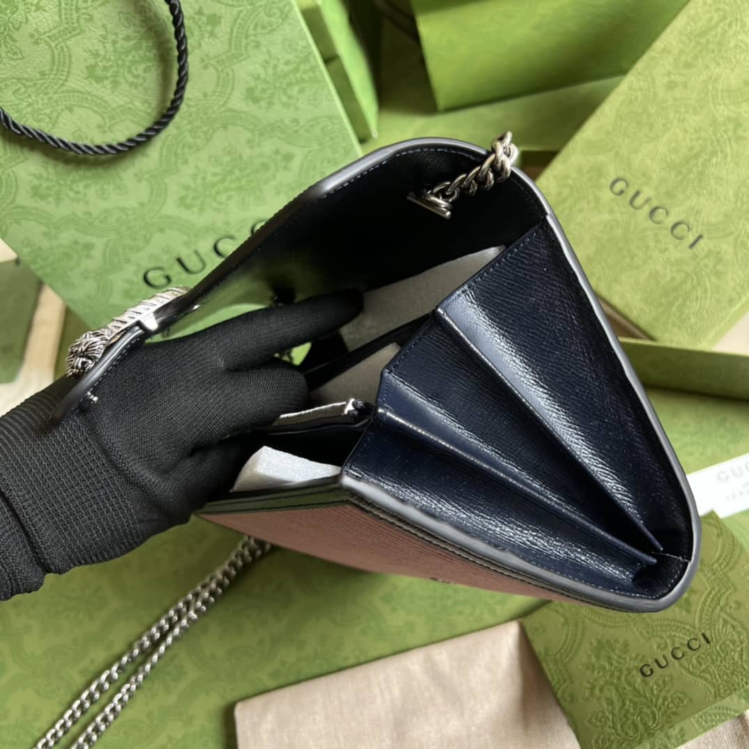 Gucci Dionysus Supreme GG Chain Wallet Replica 401231