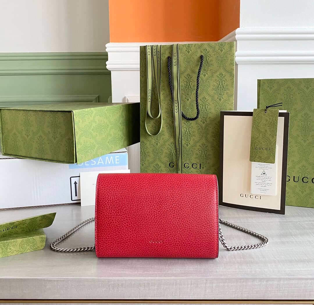 Gucci Dionysus Chain Wallet Shoulder Bag Replica Red 401231