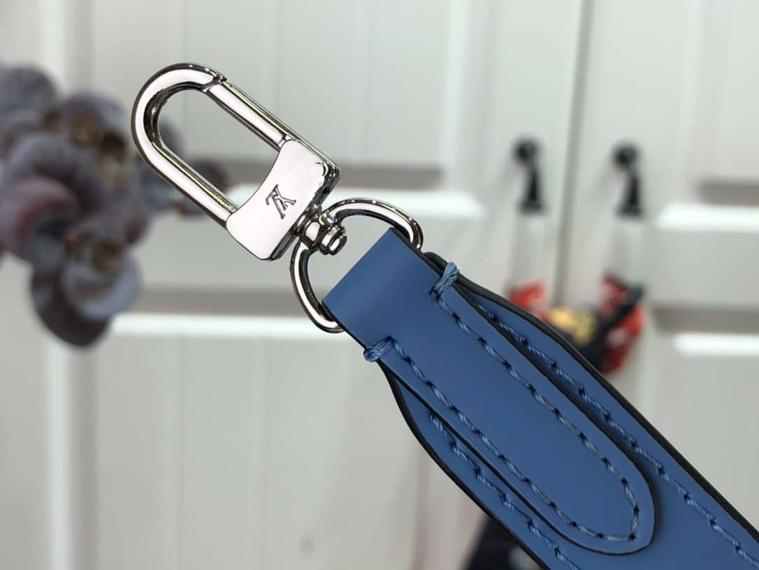 Louis Vuitton Petit Sac Plat Flat Shoulder Bag Replica Blue M80169