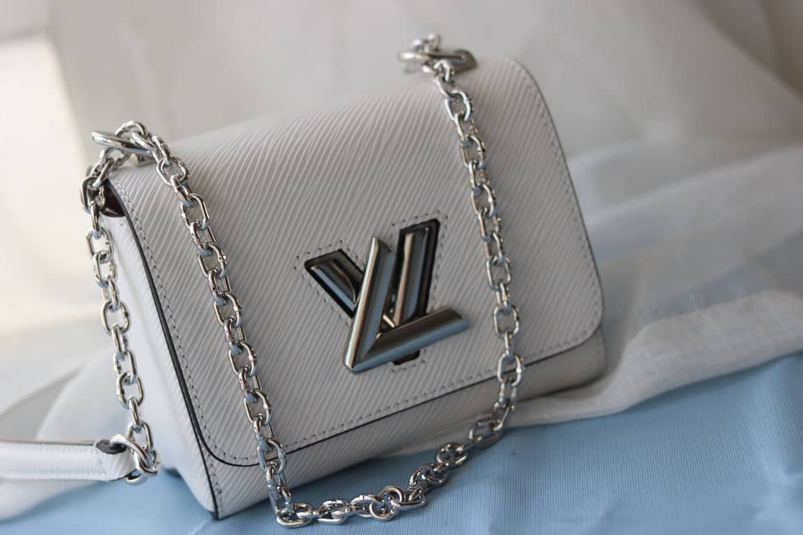 Louis Vuitton Replica Twist MM Epi Leather Bag White