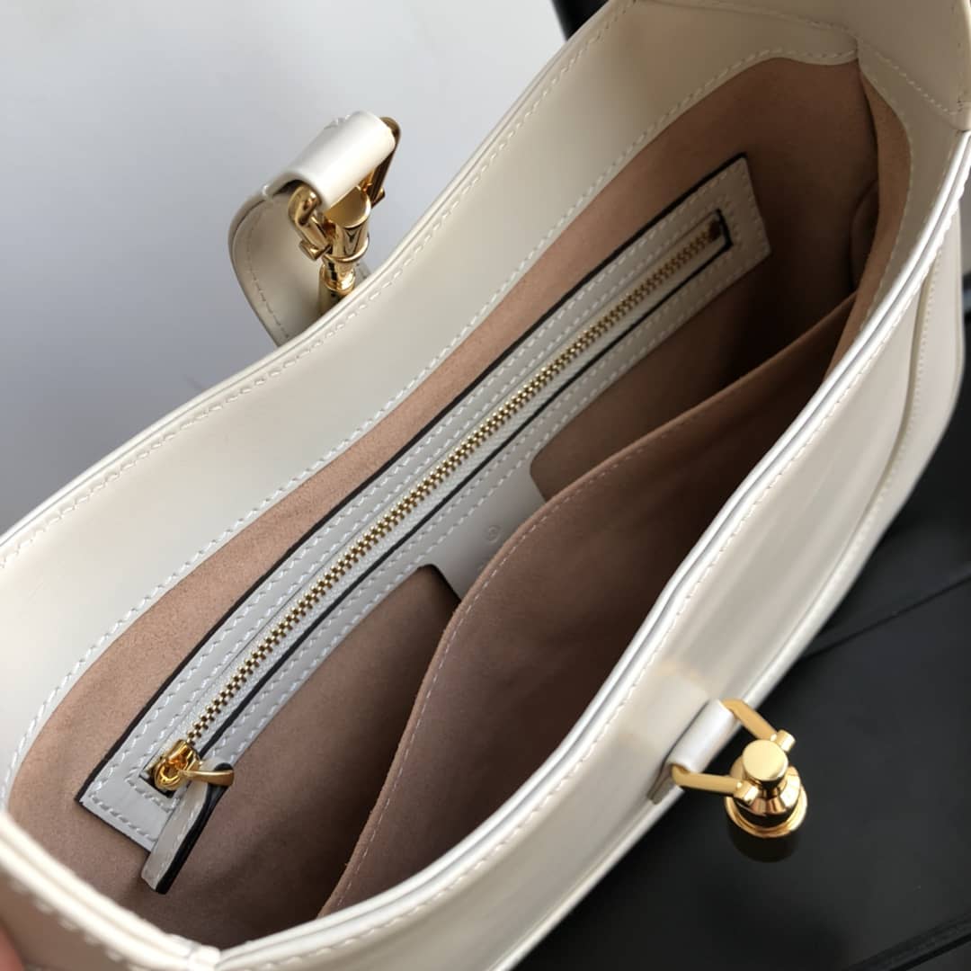 Gucci GG Jackie 1961 Small Hobo Shoulder Bag Replica White 636709