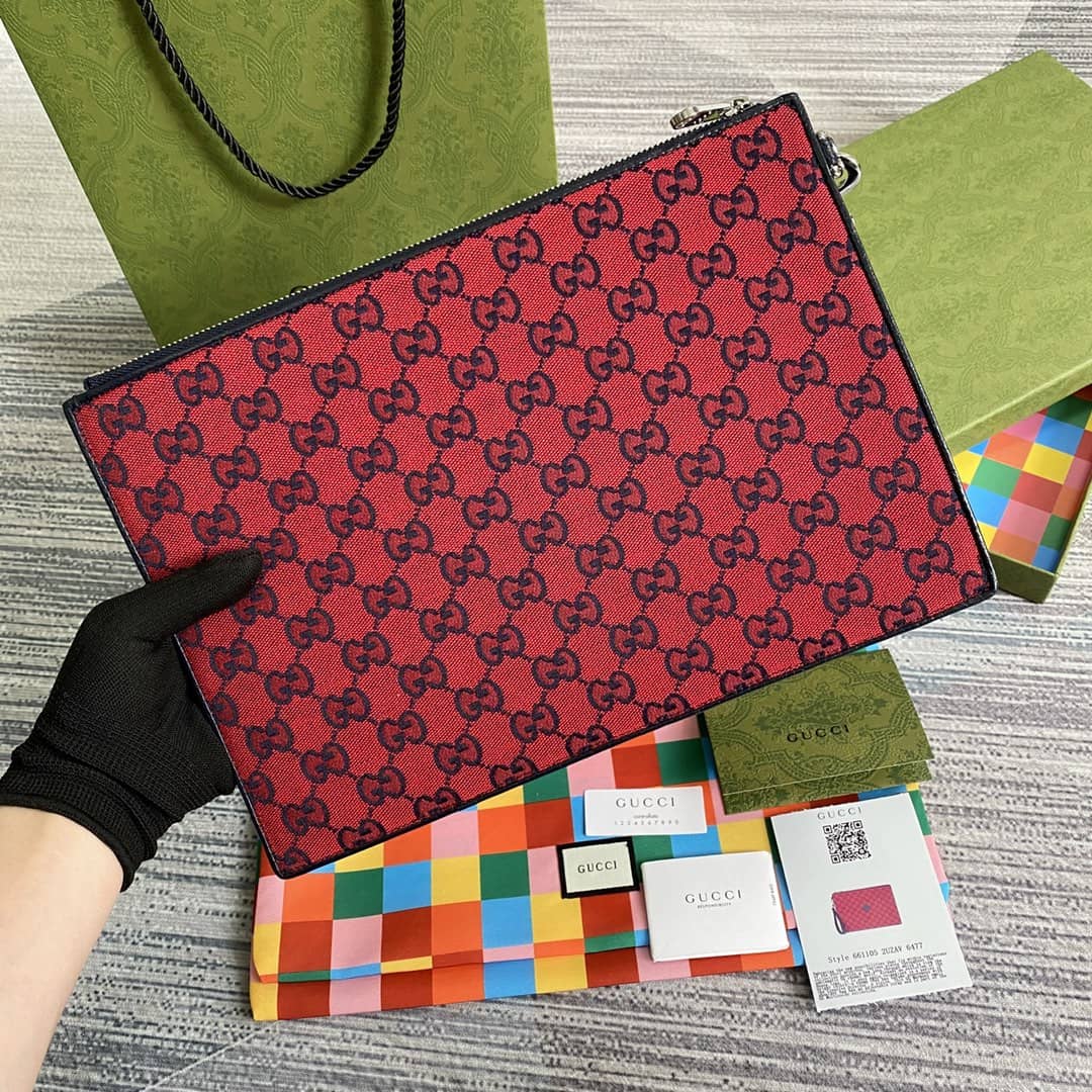Gucci Purse Dupes Multicolor Canvas GG Pouch657581