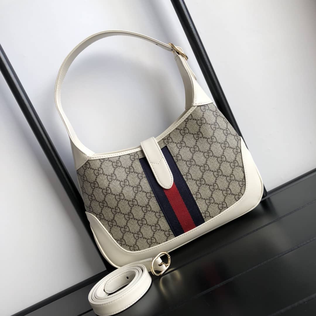 Gucci GG Jackie 1961 Mini Shoulder Bag Replica Gray 637092