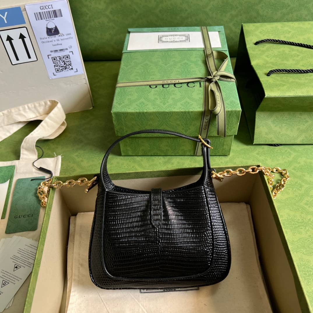 Gucci Jackie 1961 Mini Shoulder Bag Black 675799 Replica