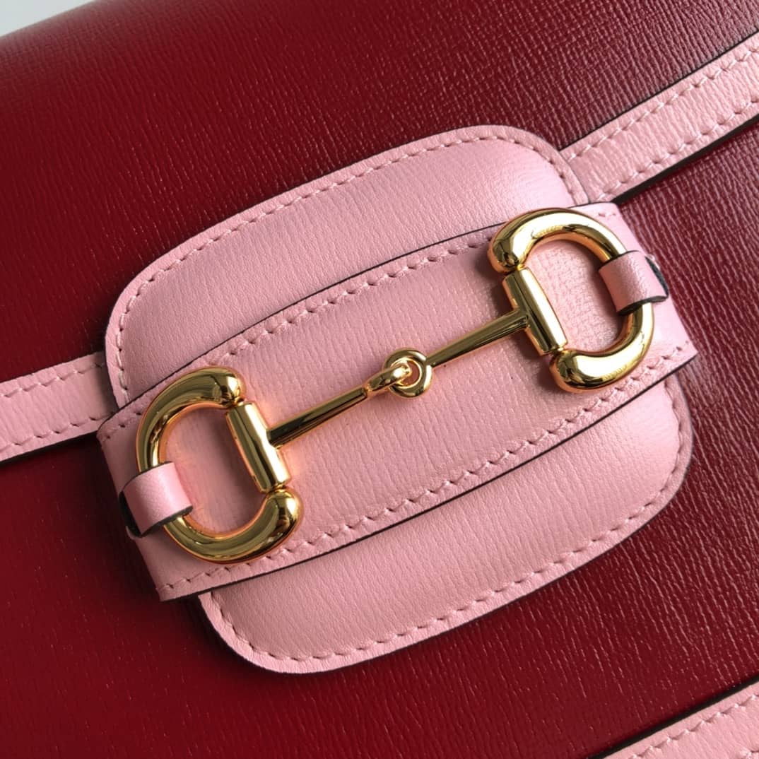 Gucci Horsebit 1955 Shoulder Bag Replica Red 602204
