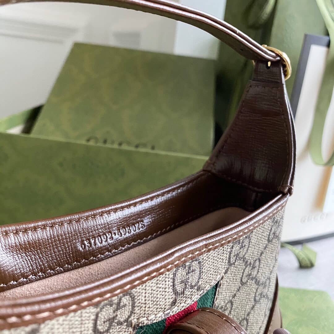 Gucci Jackie 1961 Mini Shoulder Bag Replica Brown 637092