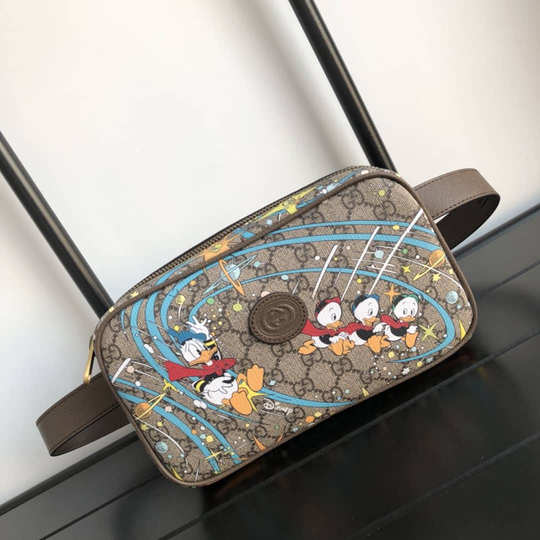 Gucci X Disney GG Donald Duck Belt Bag Replica 602695