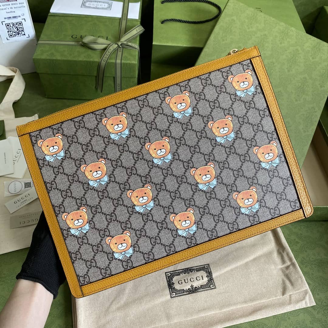 Gucci Kai X Gucci Teddy Bear Print Backpack Replica 660529