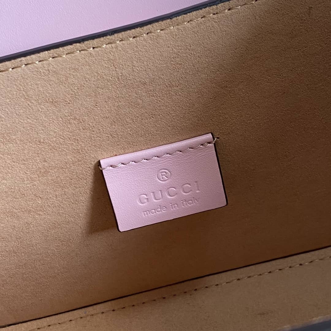 Gucci Padlock Small Bamboo Shoulder Bag Replica 603221