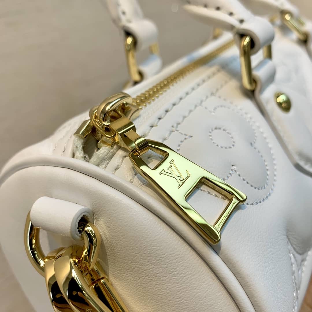 Louis Vuitton Papillon BB White M59826 Replica Shoulder Bag
