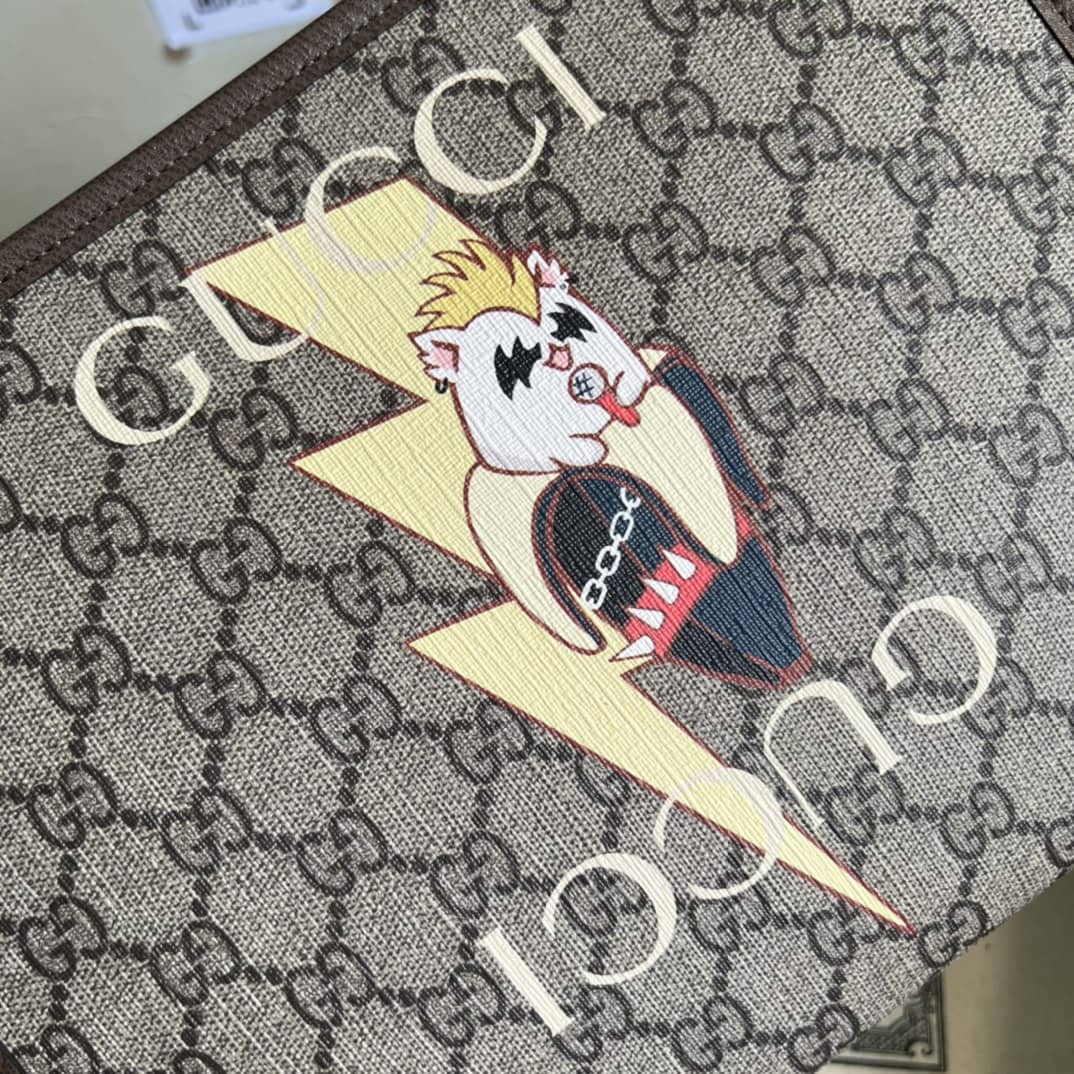 Gucci Bananya Print Pouch 703805 Replica Clutch