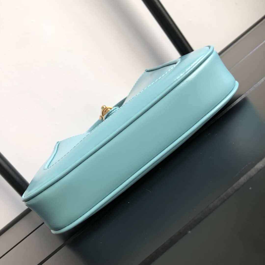 Gucci Jackie 1961 Mini Shoulder Bag Replica Blue 637092