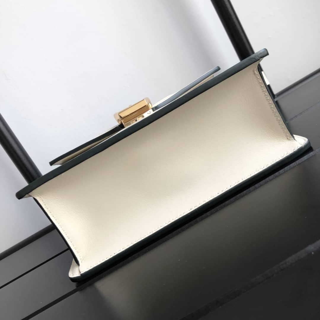 Gucci Sylvie Leather Mini Shoulder Bag Replica White 470270