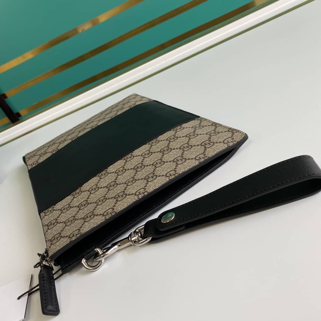 Gucci GG Supreme Canvas Pouch Replica 495017