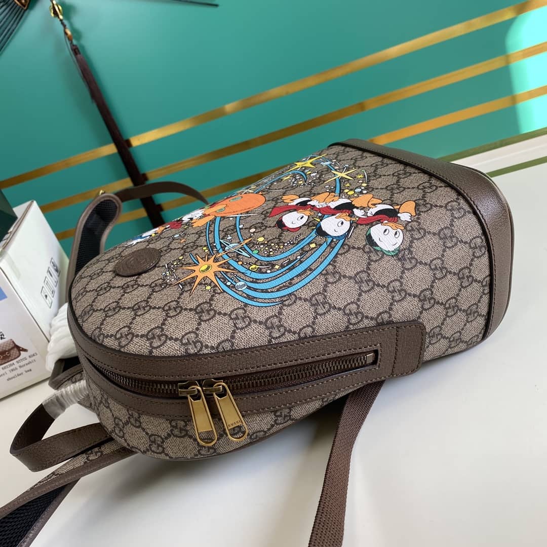 Gucci Donald Duck Disney x Gucci Backpack GG Supreme Fabric Replica 552884