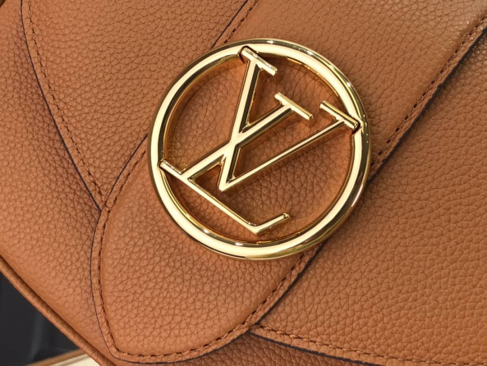 Louis Vuitton Pont 9 Soft Leather PM Orange M58727 Replica Crossbody Bag