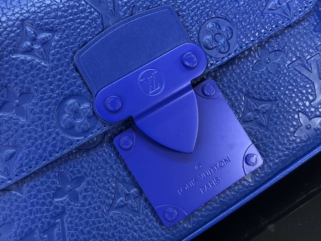 Louis Vuitton S Lock Sling Crossbody Bag Replica Blue M58487
