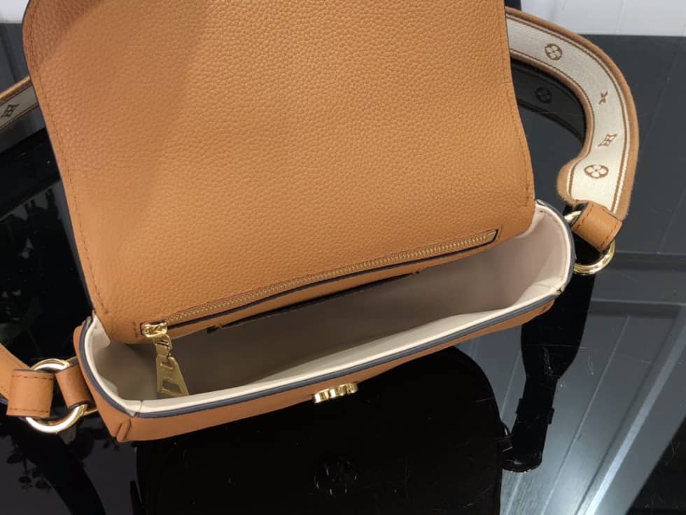 Louis Vuitton Pont 9 Soft Leather PM Orange M58727 Replica Crossbody Bag