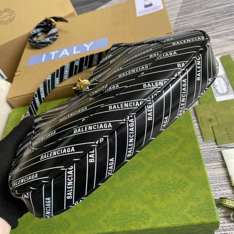 Gucci GG Jackie 1961 Small Hobo Shoulder Bag Replica Black 636709