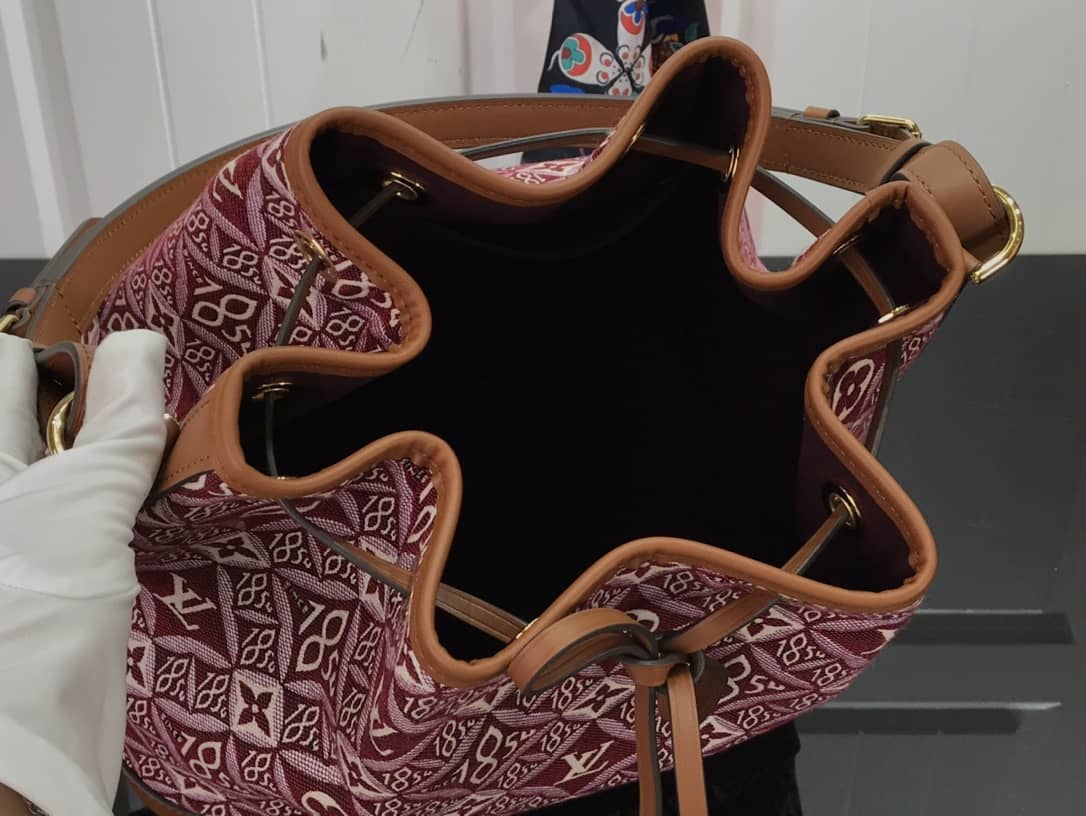 Louis Vuitton Monogram Jacquard Since 1854 Petit NOE Replica Bag M57154