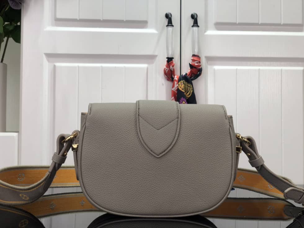 Louis Vuitton Pont 9 Soft Leather PM Gery M58727 Replica Crossbody Bag