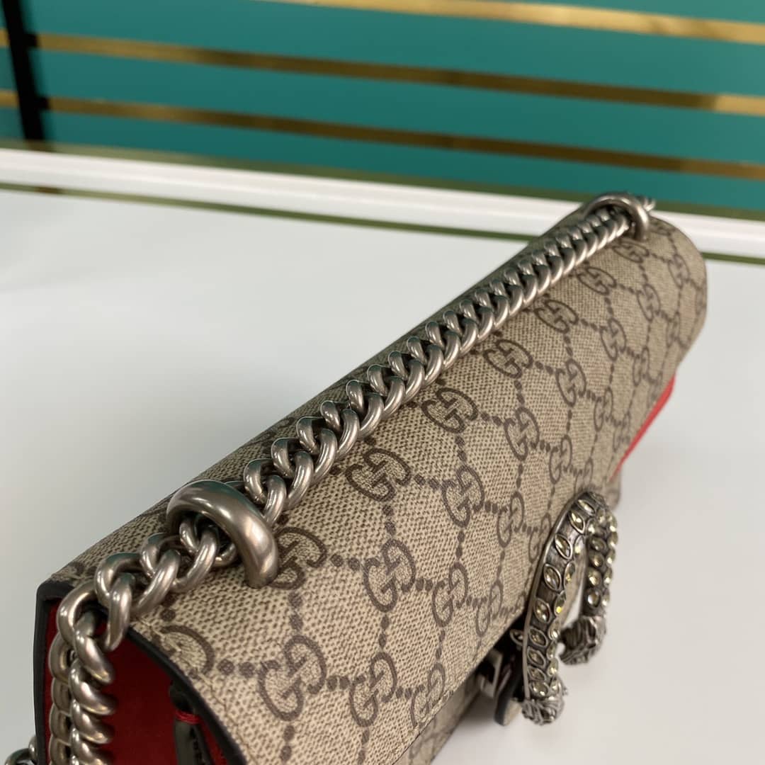 Gucci Dionysus GG Supreme Small Crossbody Bag Replica 499623