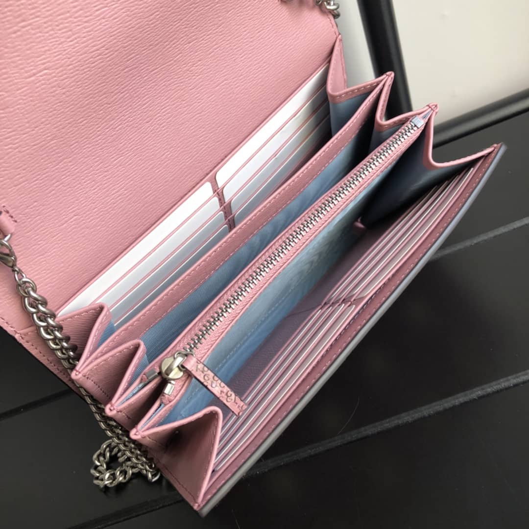 Gucci Dionysus Chain Wallet Shoulder Bag Replica Pink 401231