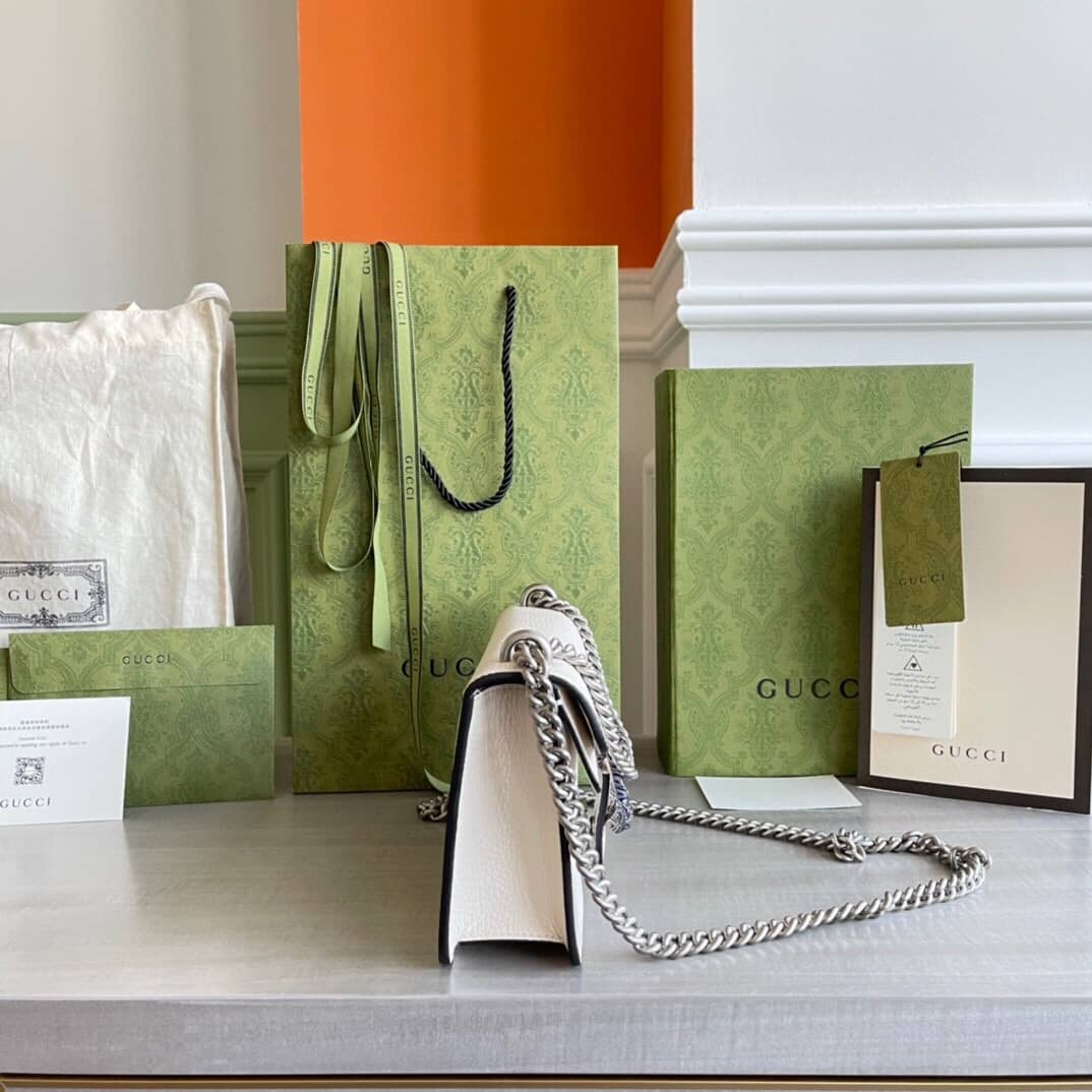 Gucci GG Dionysus Small Shoulder Bag Replica White 499623