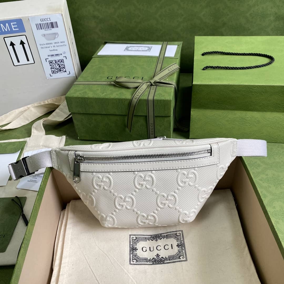 Gucci GG Embossed Belt Bag Replica 658582