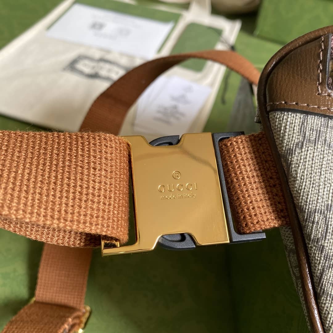 Best Replica Gucci Interlocking GG Supreme Belt Bag Replica 682933(ColaReps)
