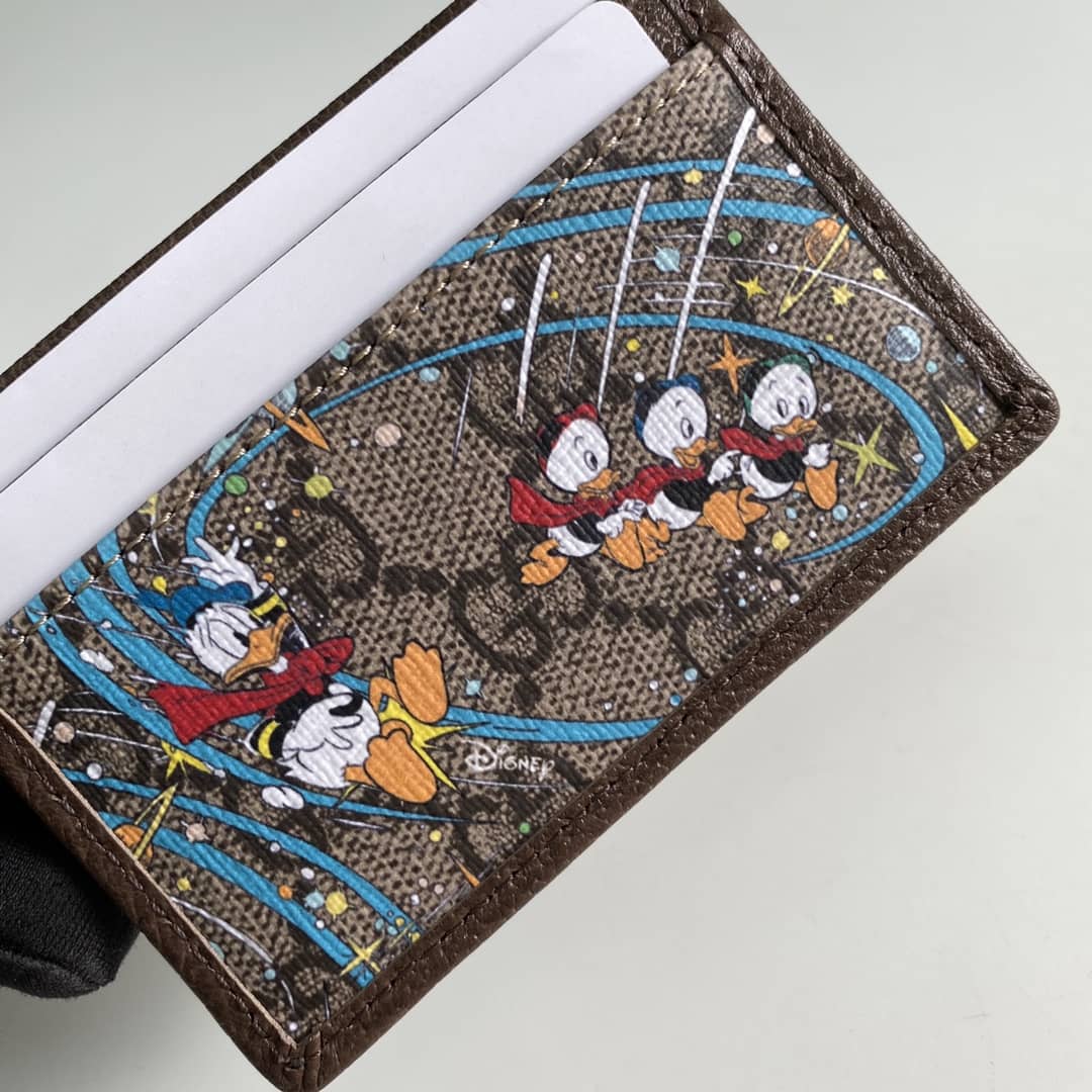 Gucci x Disney Donald Duck Credit Card Holder Replica 647942
