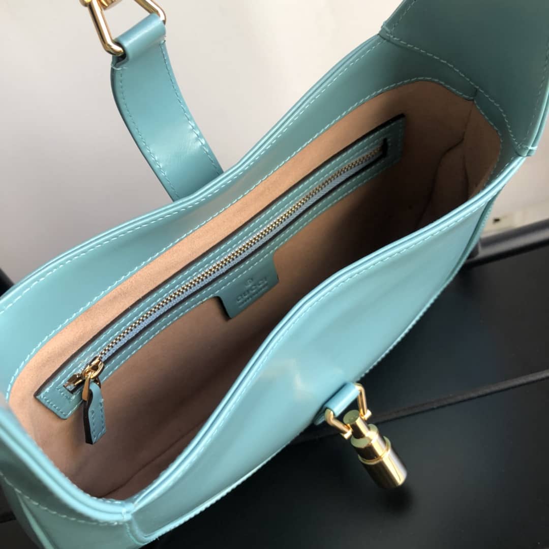 Gucci GG Jackie 1961 Small Hobo Shoulder Bag Replica Blue 636709
