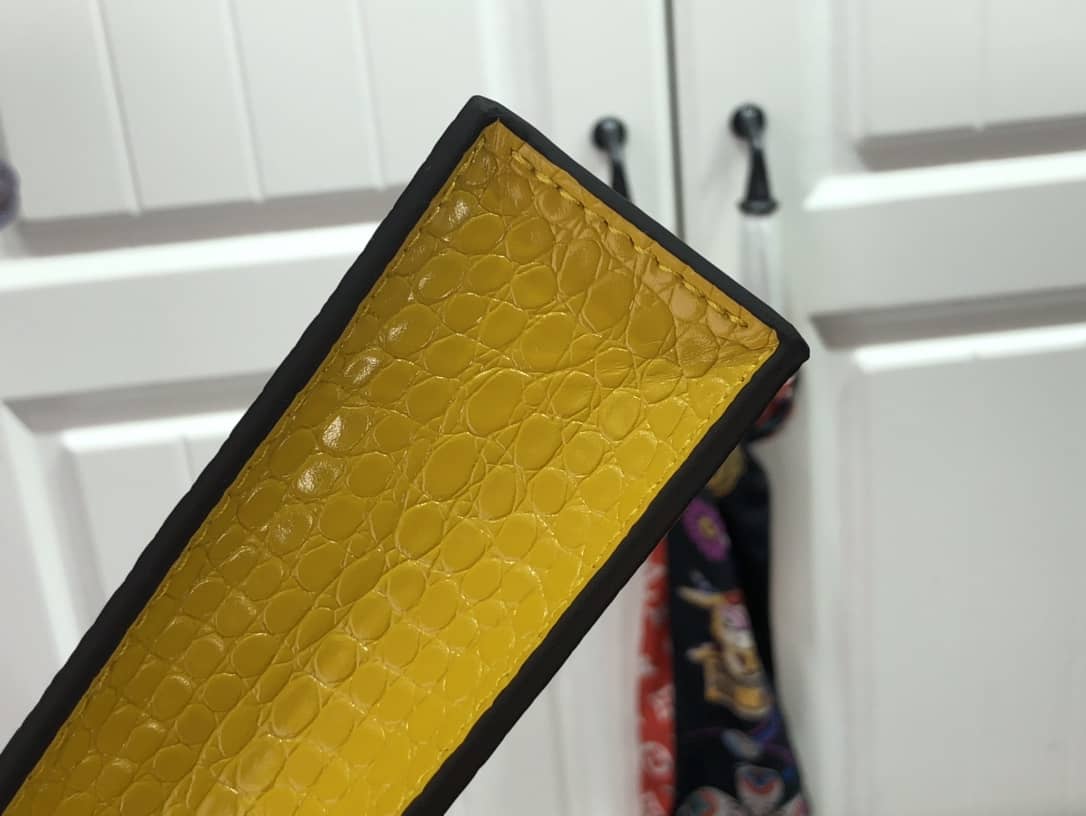 Louis Vuitton Petit Sac Plat Flat Shoulder Bag Replica Yellow M80169