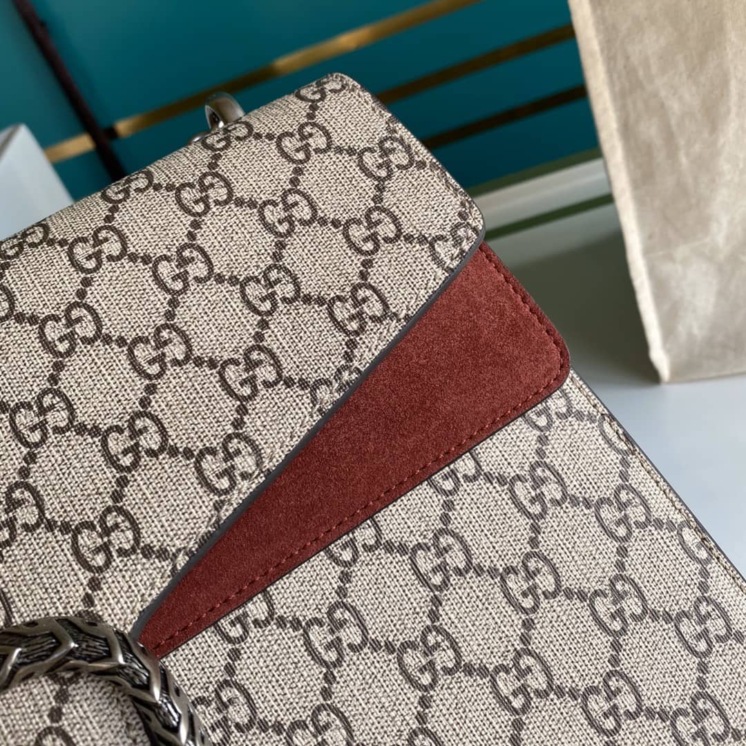 Gucci Dionysus Supreme Monogram Chain Medium Shoulder Bag Replica 403348