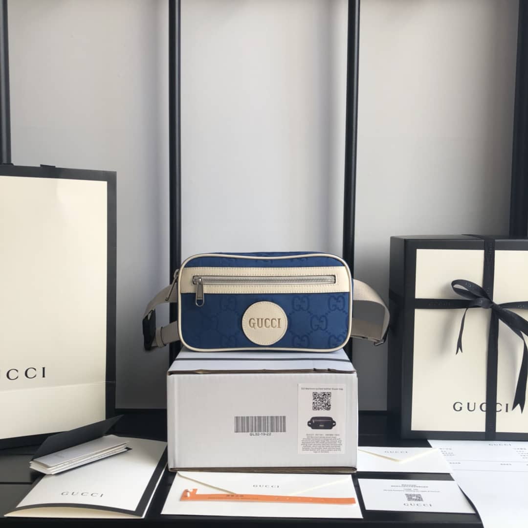 Gucci Off The Grid GG Belt Bag Replica Blue 631341