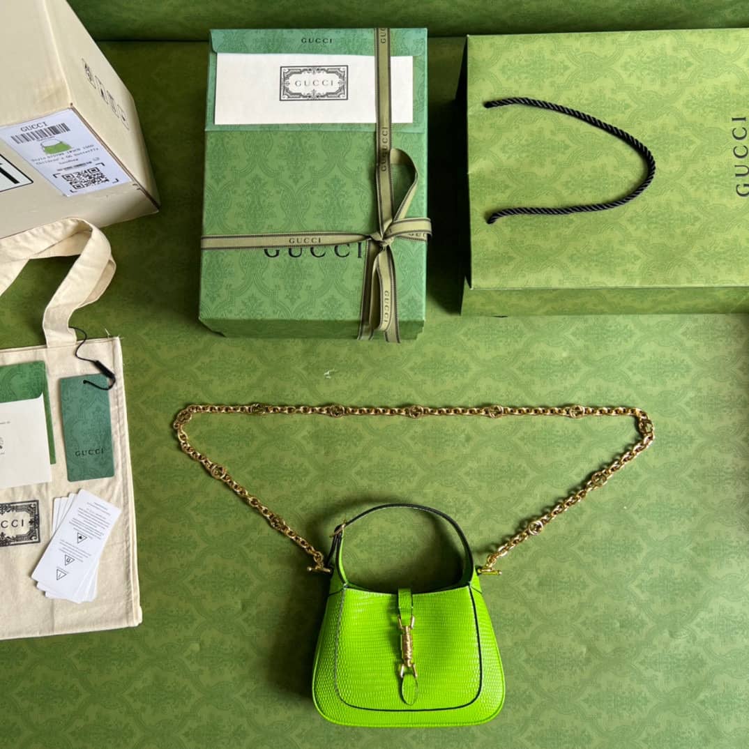 Gucci Jackie 1961 Mini Shoulder Bag Green 675799 Replica