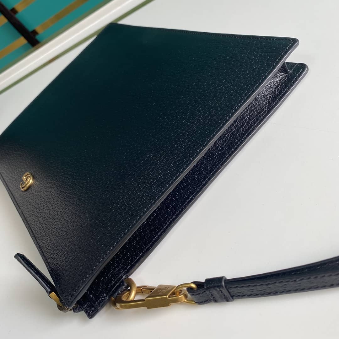 Gucci Marmont GG Leather Pouch Replica 547077