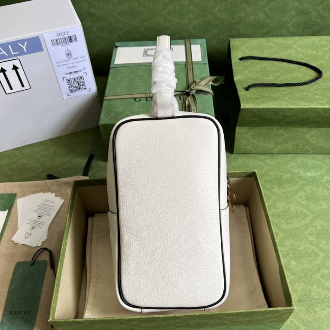 Gucci Adidas x Gucci Mini Top Handle White 702387 Replica Clutch