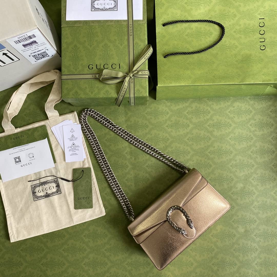 Gucci Dionysus GG Supreme Small Crossbody Bag Replica 499623