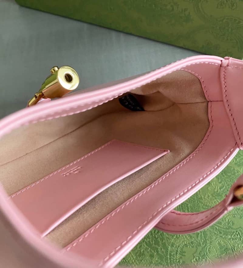 Gucci Jackie 1961 Mini Shoulder Bag Replica Pink 637091