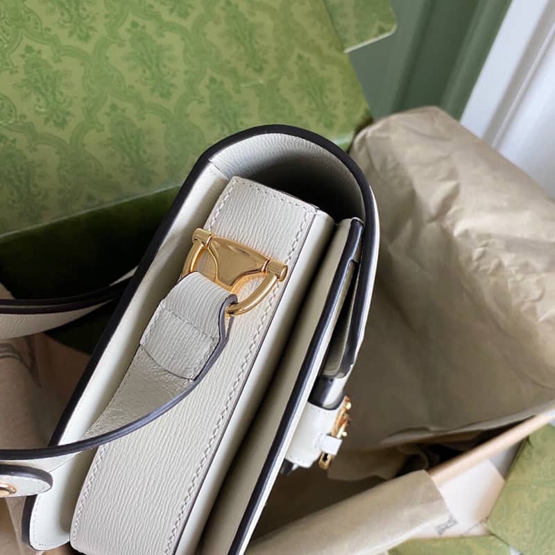 Gucci Horsebit 1955 Shoulder Bag Replica Gray 602204