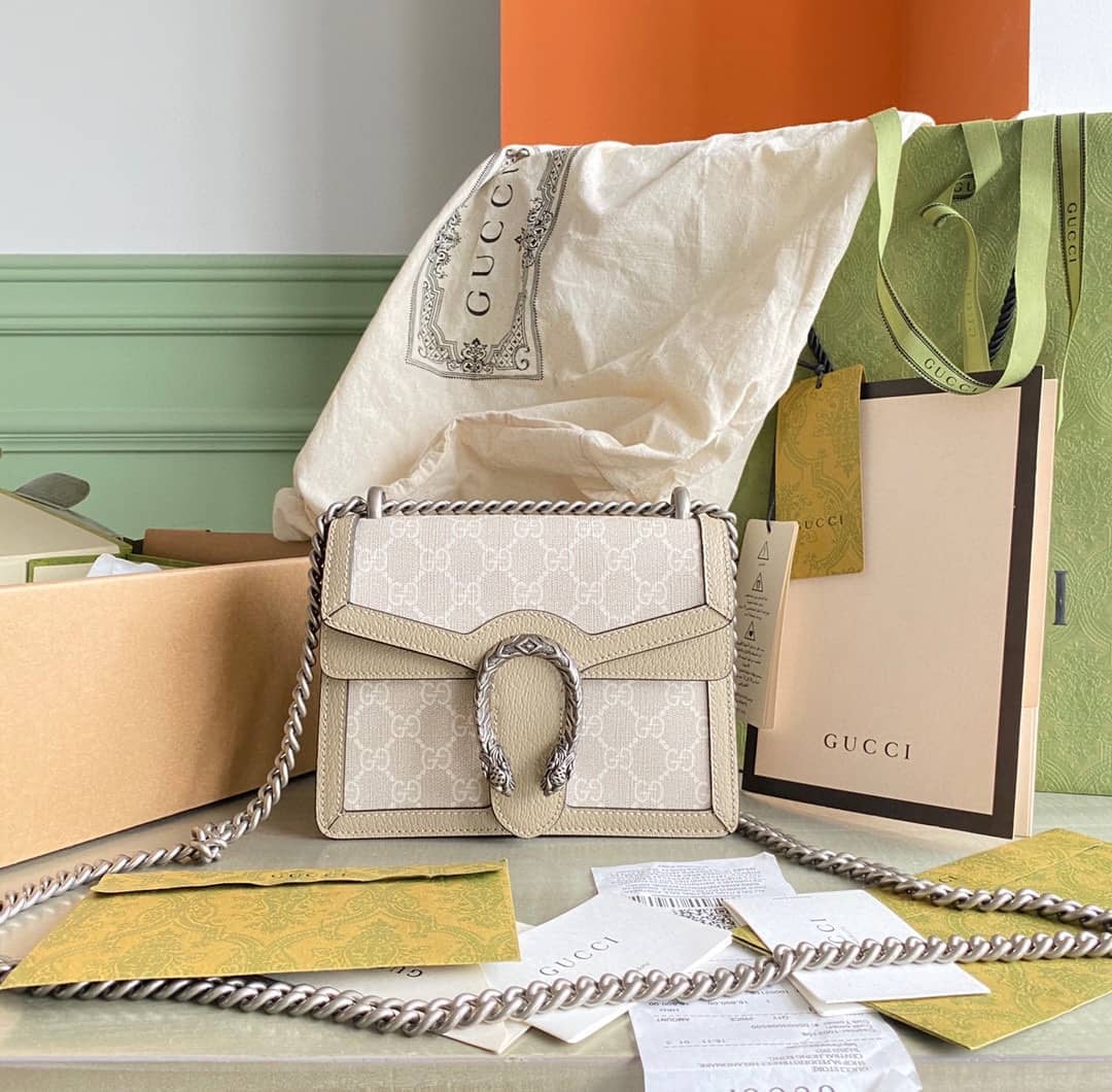 Gucci Dionysus GG Supreme Mini Chain Crossbody Bag 421970 Replica