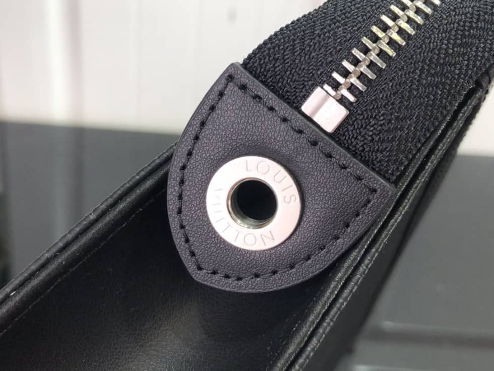 Louis Vuitton Pochette Dupe x Nigo Voyage MM Monogram Black M45961