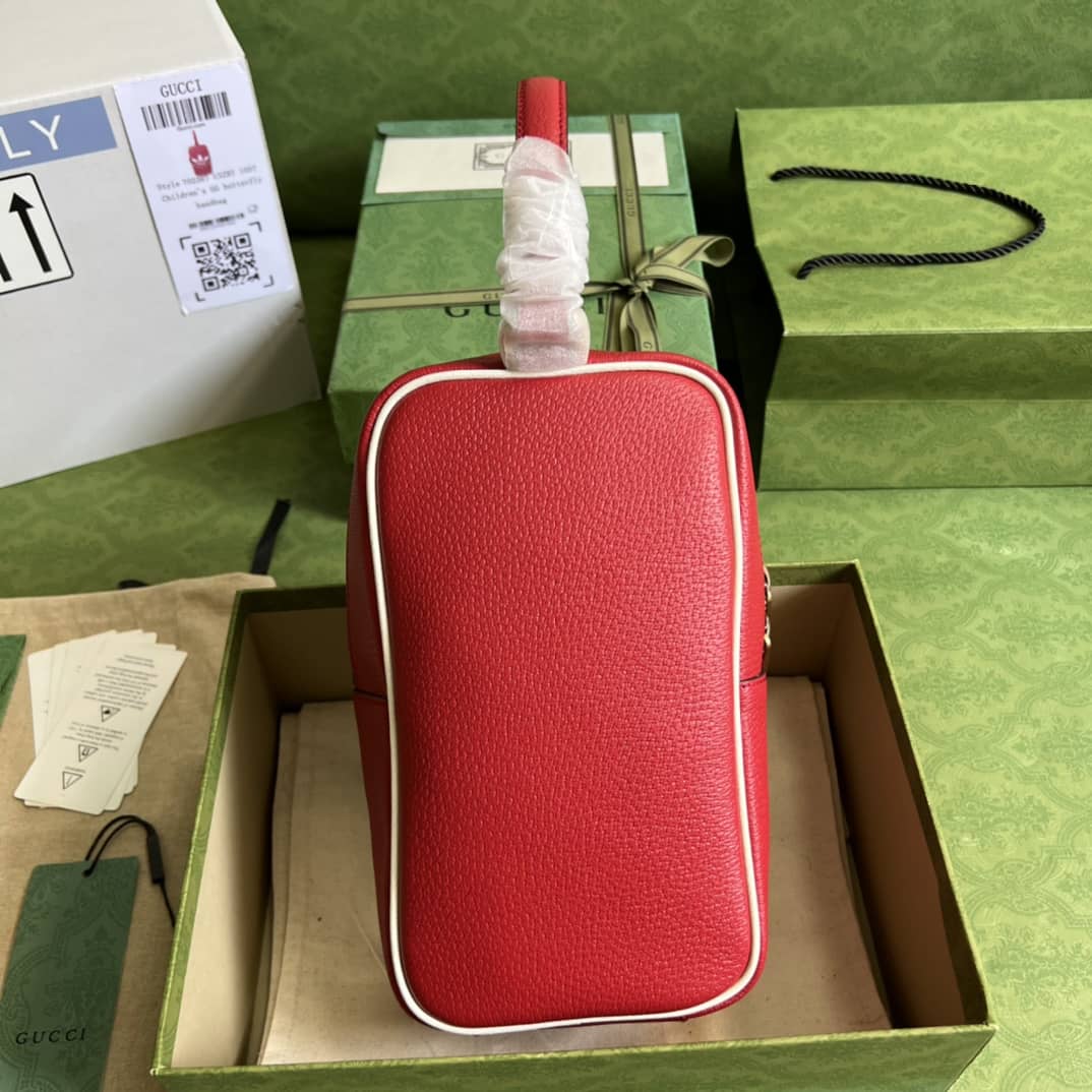 Gucci Adidas x Gucci Mini Top Handle Red 702387 Replica Clutch