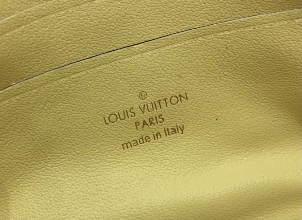 Louis Vuitton Wallet On Strap Bubblegram Yellow M81399 Replica