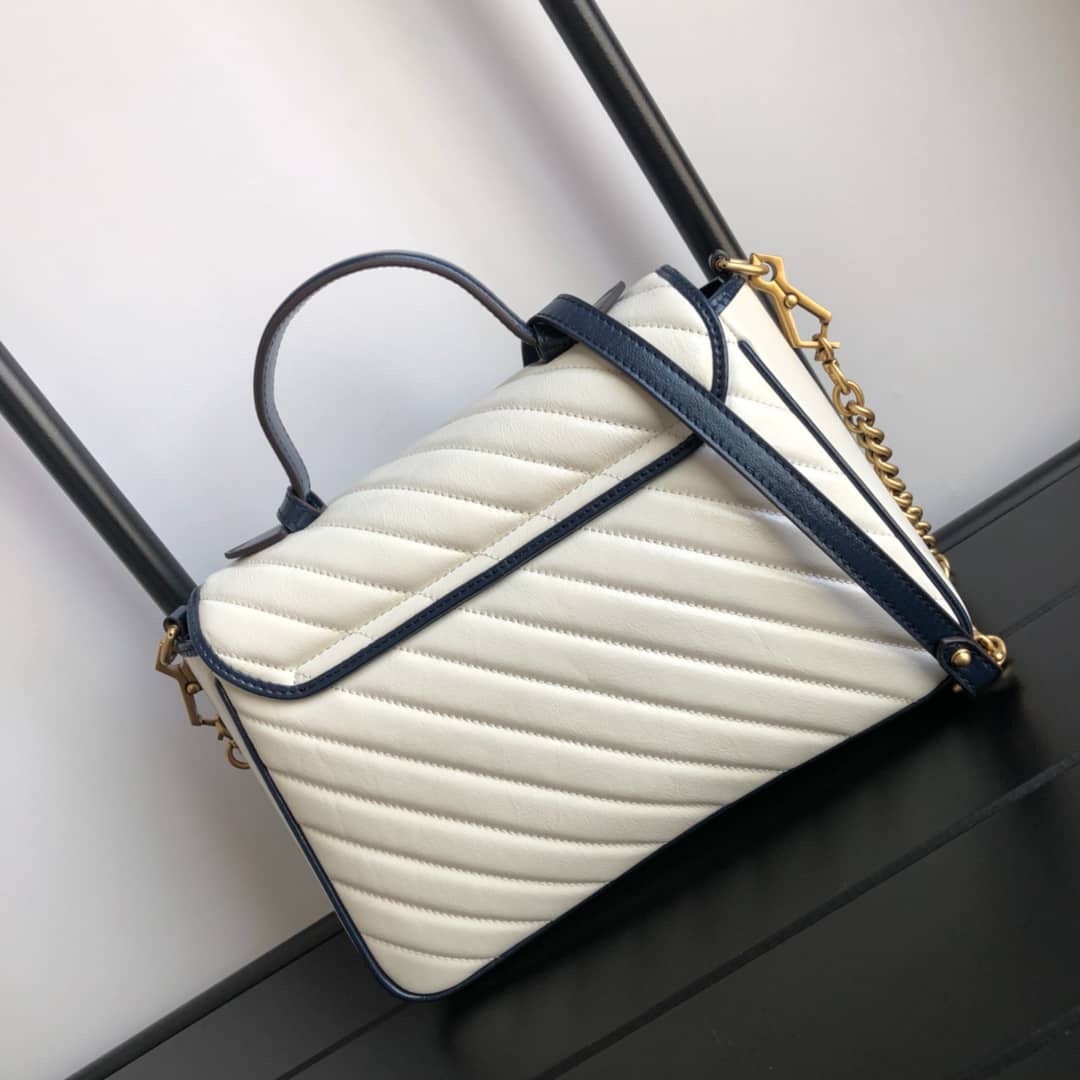 Gucci Marmont Dupe GG Marmont Replica Bag White 498100