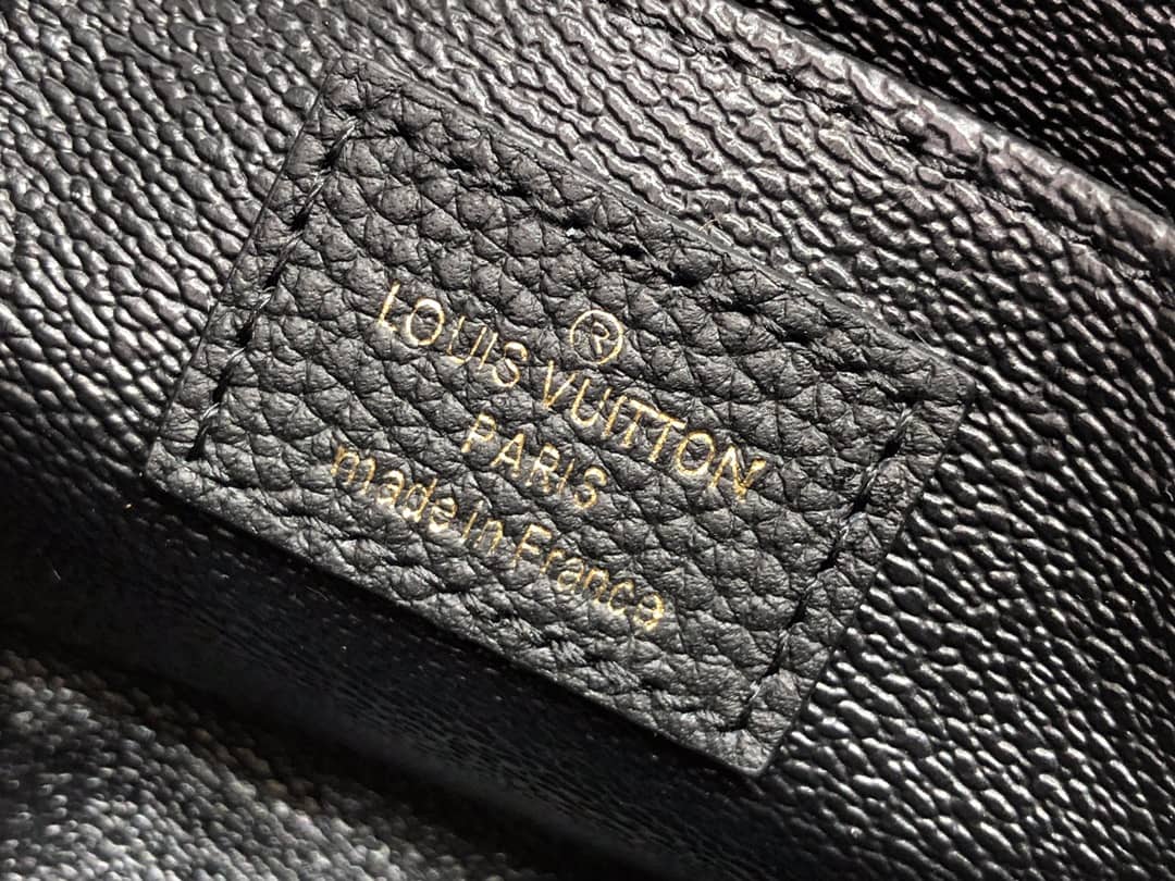 Louis Vuitton Pochette Dupe Monogram Cosmetic Pouch  Black M47515